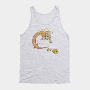 dragon and fish Tank Top